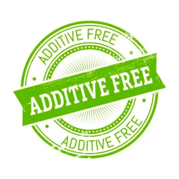 Additive free round stamp Stock-Illustration