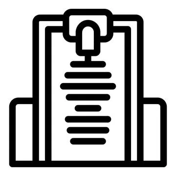 Additive manufacturing process creating a three dimensional object by deposit Stock Illustration