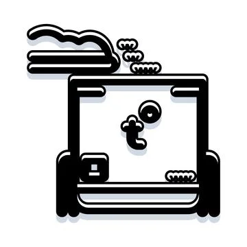 Additive manufacturing technology producing new creative ideas Stock Illustration