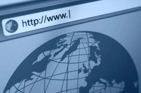 Address bar 库存照片