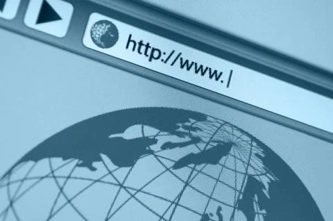 Address bar Fotos Stock
