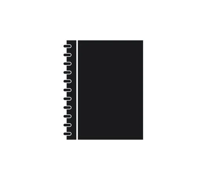 Address book icon illustrated in vector on white background Stock Illustration
