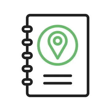 Address Book Icon Image. Stock Illustration