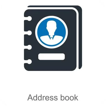 Address Book Stock Illustration