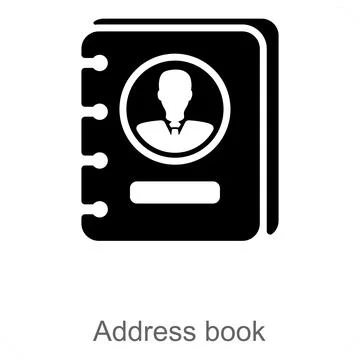 Address Book Stock Illustration