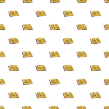 Address book pattern, cartoon style Illustrazione stock
