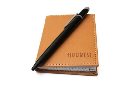 Address book Foto stock