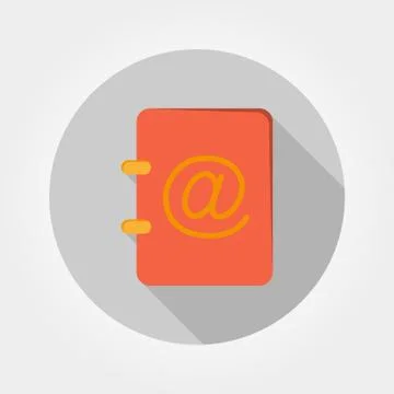 Address book. Vector illustration. Stock Illustration