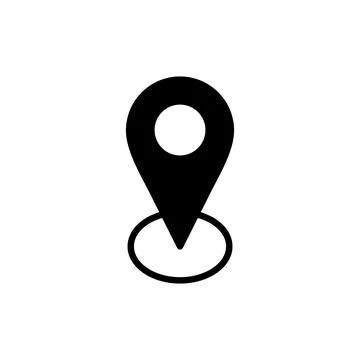 Address icon vector. home location sign and symbol. pinpoint Stock Illustration