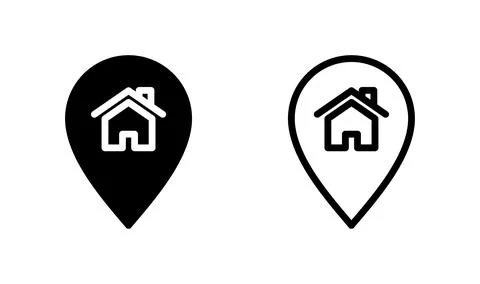 Address icon vector. location icon. address symbol. pin Stock Illustration