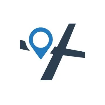 Address Navigation Icon Stock Illustration