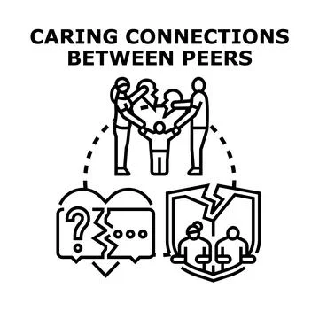 Addressing family problems and relationship challenges concept 스톡 일러스트