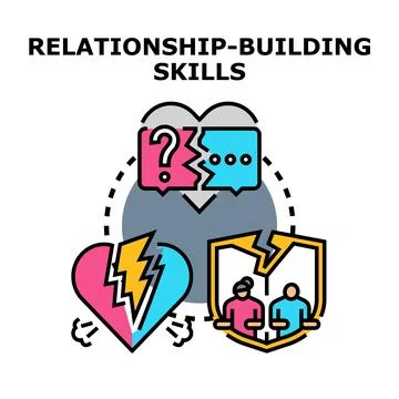Addressing relationship problems and communication breakdowns Stock Illustration