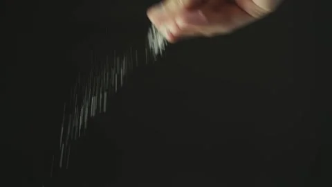 Adds a pinch of salt Stock Footage 168751054