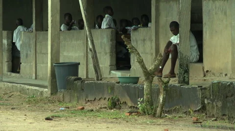 ADEISO CLASSROOM IN THE RAIN Stock Footage 57982536