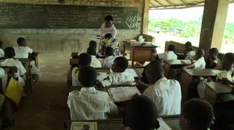 ADEISO CLASSROOM TEACHER READING Stock Footage 57982557