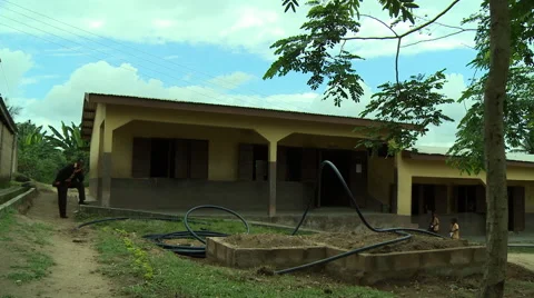 ADEISO SCHOOL BUILDING Stock Footage 57981252