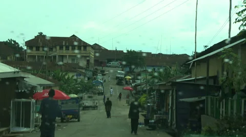 ADEISO STREET THROUGH WINDSHIELD Stock Footage 57982869