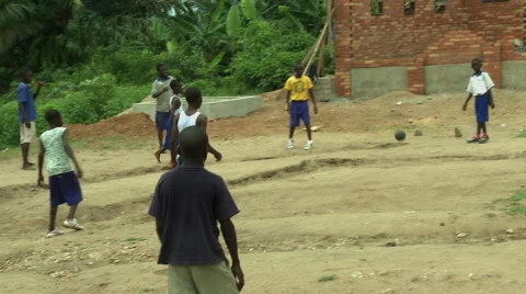 ADEISO STUDENTS PLAYING SOCCER Stock Footage 58069398