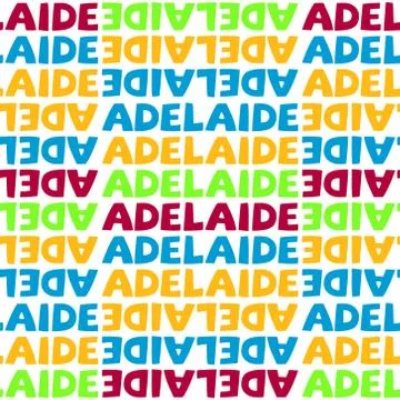 Adelaide, Australia seamless pattern Stock Illustration