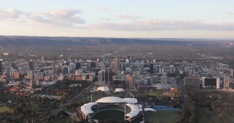 Adelaide at Dusk 4k 動画素材 250231494