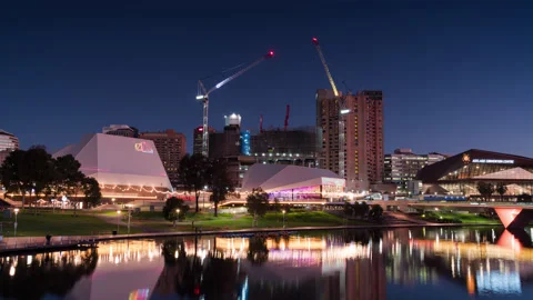 Adelaide Karrawirra Parri Stock Footage 130739192
