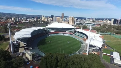 Adelaide Oval Stock Footage 107700247