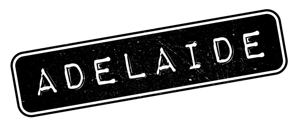 Adelaide rubber stamp Stock Illustration