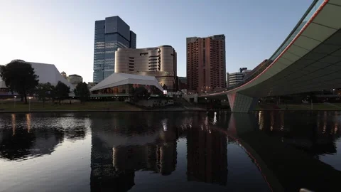 Adelaide Skyline Stock Footage 252743740