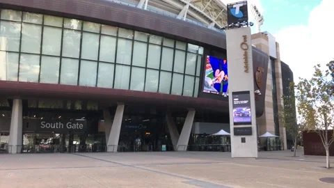 Adelaide Stadium Stock Footage 136981294