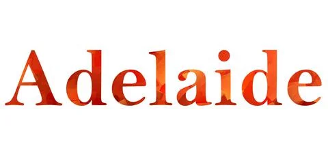 Adelaide text image stock design in colorful style letters Stock Illustration