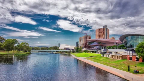 Adelaide Torrens Hyperlapse Video stock 242479544