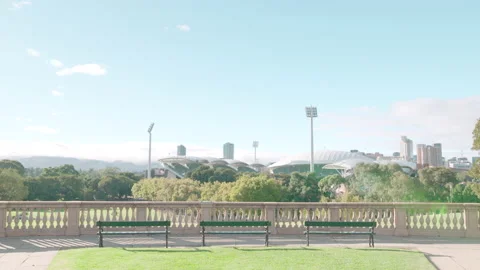 Adelaide view of city 4k Stock Footage 157467495