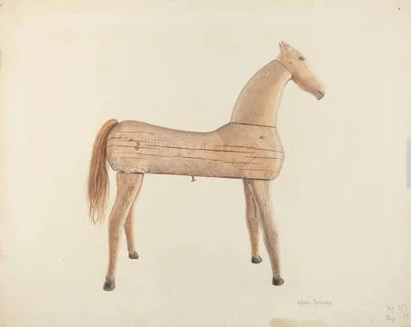 Adele Brooks, Hobby Horse, 1935 1942 Hobby Horse Copyright: xpiemagsx Natg... Stock Photos