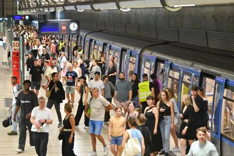  Adele in Muenchen - vor der 3. Show der Europa Konzerte am 09.08.2024 auf... Stock Photos