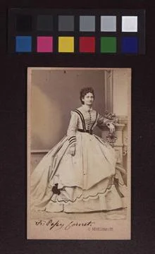 Adele Passy-Cornet (1838-1915), opera singer. Carl (Karl) Mahlknecht (1810... Stock-Fotos