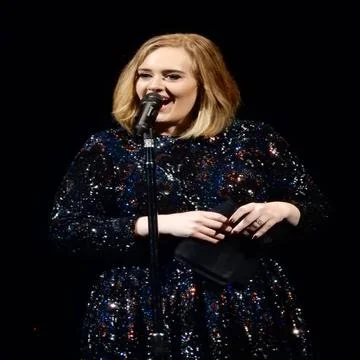  Adele performs at the SEE Arena in Belfast on 29 February, 2016 in Northe... Stock-Fotos
