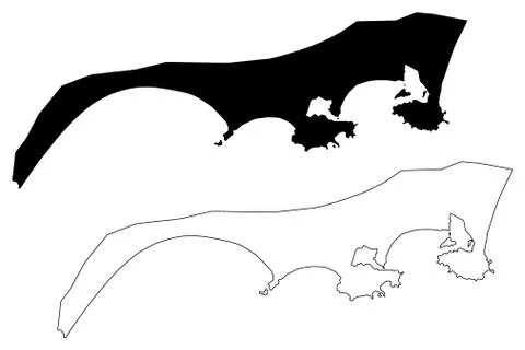 Aden Governorate map vector.... Stock Illustration