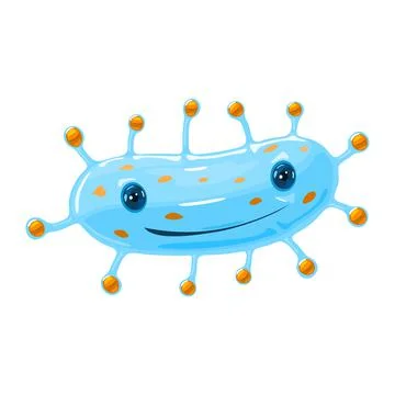 Adenovirus is medium-sized virus, caused acute respiratory disease, flu Stock Illustration