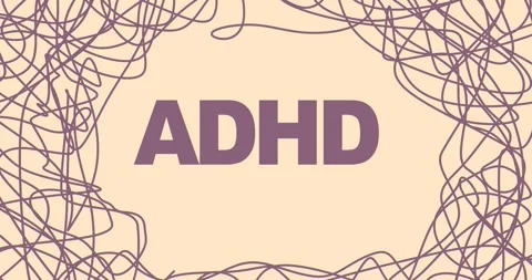 ADHD Attention Deficit Hyperactivity Disorder - neurodevelopmental disorder Stock Footage 316199003