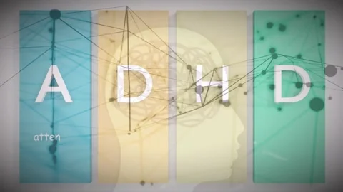 ADHD Attention Deficit Hyperactivity Disorder - neurodevelopmental disorder Stock Footage 322992508