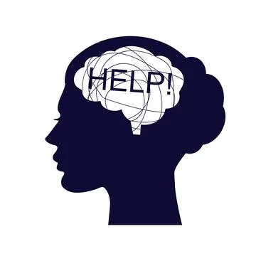 ADHD, Attention Deficit Hyperactivity Disorder Illustrazione stock