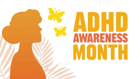 ADHD awareness month for better public health Stock Footage 341253941