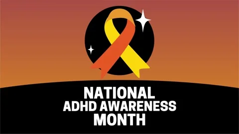 ADHD awareness month for better public health Stock Footage 341253987