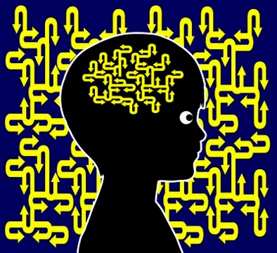 ADHD Concept Illustrazione stock