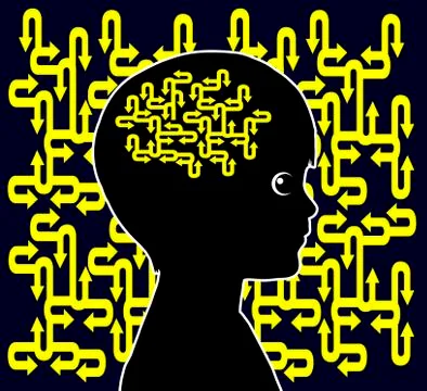 ADHD Concept Illustrazione stock