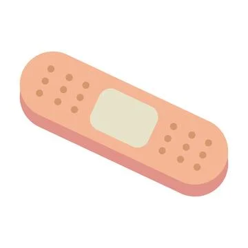 Adhesive bandage design. Vector Stock Illustration