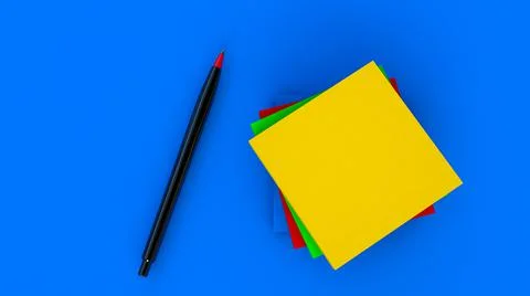 Adhesive pen Stock Photos