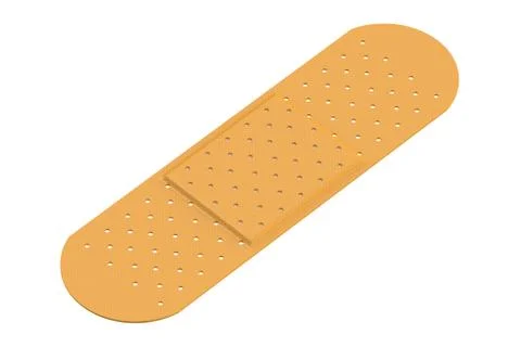Adhesive plaster. 3D rendering 스톡 일러스트