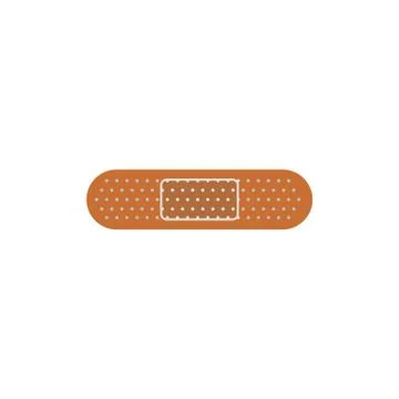 Adhesive plaster icon. Flat style vector EPS. Stock Illustration